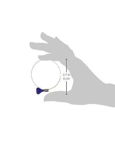 POWERTEC 70120 4-Inch Key Hose Clamp | Stainless Steel 4” Thumb Screw Dust Collector Hose Clamps – 5 Pack - NewNest Australia