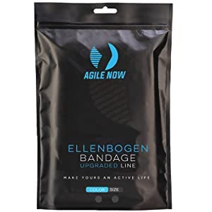 Agile Now Upgraded Elbow Support Stabilises & Protects Joints - Non-Slip Tennis Elbow Bandage With Curved Gel Pads - Suitable For All Sports Such As Tennis, Weightlifting & Golf (Xl, Green) - NewNest Australia