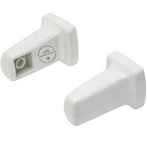 Towel Bar Brakets 13/16" White Porcelain - Pair - NewNest Australia