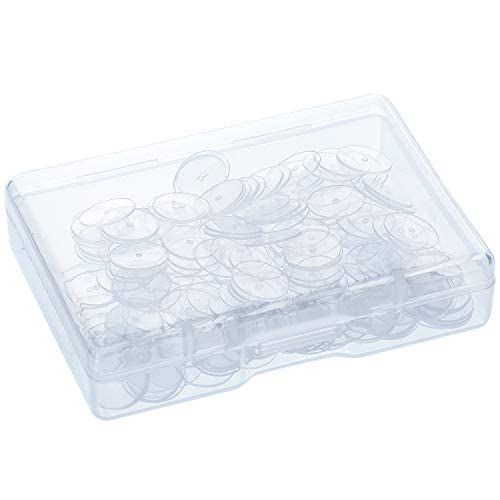 WILLBOND Clear Disc Pads to Stabilize Earrings, Plastic Discs for Earring Backs (200) 200 - NewNest Australia