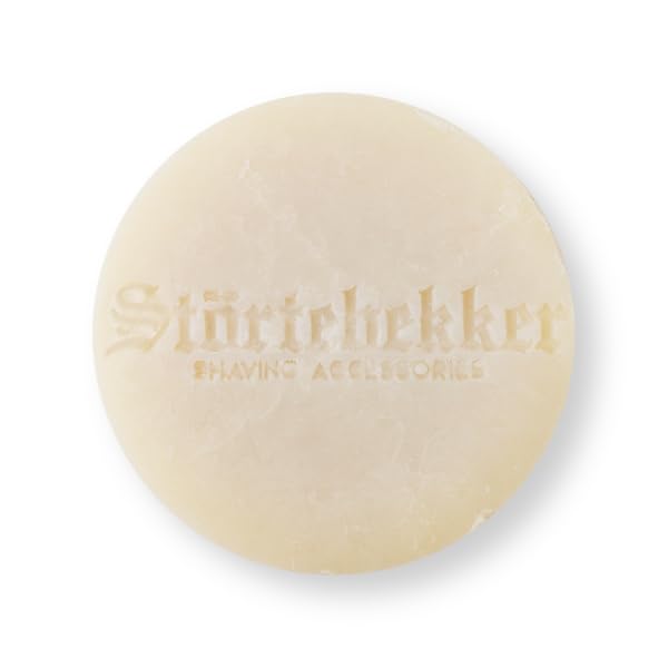Störtebekker® Premium Shaving Soap Sandalwood 70g - Handmade soap for rich shaving foam - Perfect for shaving with a safety razor and razor - Vegan shaving soap for women and men 70 g (pack of 1) - NewNest Australia
