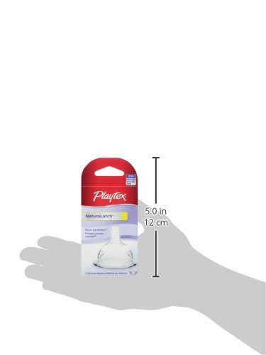 Playtex NaturaLatchNipple, Slow Flow, 2-Count - NewNest Australia