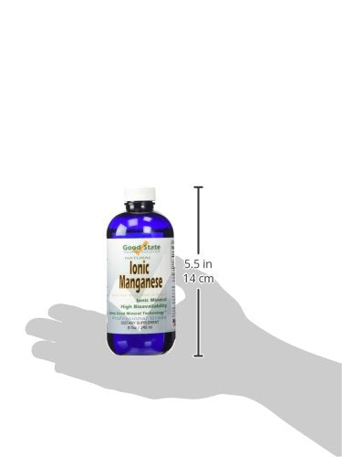 Good State Liquid Ionic Manganese (96 servings at 2 mg elemental, plus 2 mg fulvic acid - 8 fl oz) - NewNest Australia