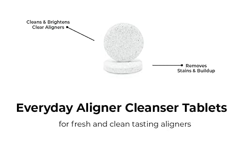 PUL Daily Aligner Cleanser Retainer Cleaner Tablets for Clean and Fresh Tasting Clear Aligners and Retainers 30 Count (Pack of 1) - NewNest Australia