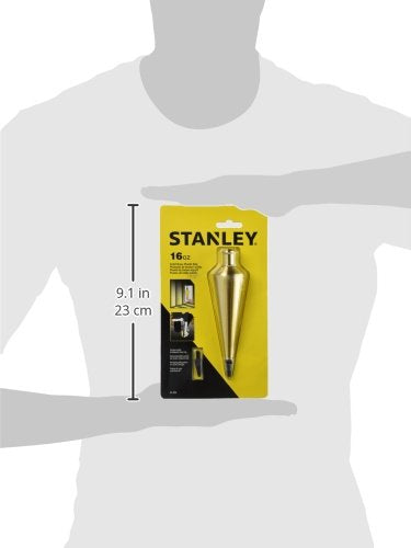 STANLEY Plumb Bob, Brass, 16-Oz (47-974) - NewNest Australia