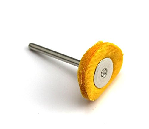 Driak 20PC Yellow Cotton Polishing Buffing Wheel Brush Fits for Hole Jewelers - NewNest Australia