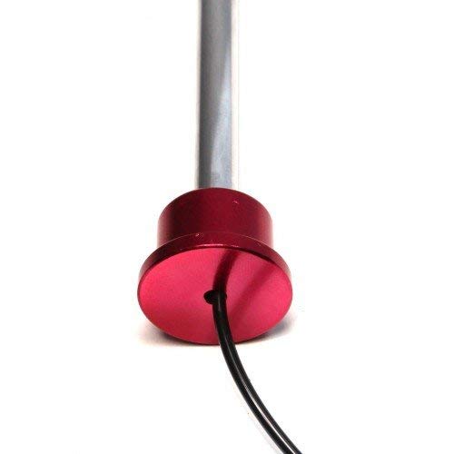 Pin, Tensile - MAGNETIC Universal Weight Stack Replacement SELECTOR KEY - 3/8" Dia | 4" to 4 1/2" Locking Space | DETENT Hitch PINS - RED Anodized Al. Knob w/ reinforced steel wire Laynard - NewNest Australia
