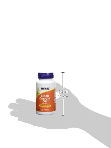 Now Foods Black Currant Oil 500 milligrams - 100 softgels (Pack of 2) - NewNest Australia