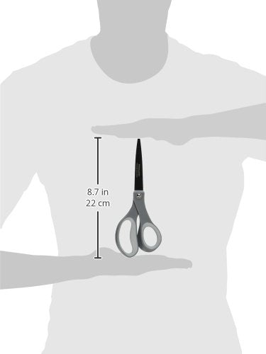 Fiskars 1541301001 Non-Stick Titanium Softgrip Scissors, 8" Length, 3 1/10" Cut - NewNest Australia