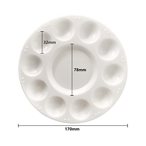 1 Pcs Paint Tray Palette, Paint Palette, White Paint Tray for Kids, Plastic Palette for Paint Supplies - NewNest Australia