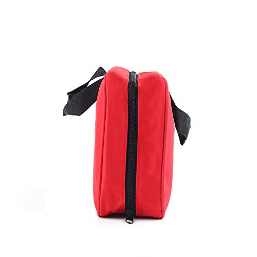 PAXLamb First Aid Bag First Aid Kit Empty Medical Storage Bag Red Trauma Bag for Emergency First Aid Kits Car Workshop Cycling Outdoors (Red 1PC) Red 1pc - NewNest Australia
