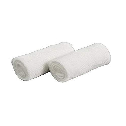 Dealmed 3" Sterile Conforming Stretch Gauze Bandages, 12 Gauze Bandage Rolls, 4.1 Yards Stretched Gauze Rolls, Wound Care Product 3 Inch (Pack of 12) - NewNest Australia