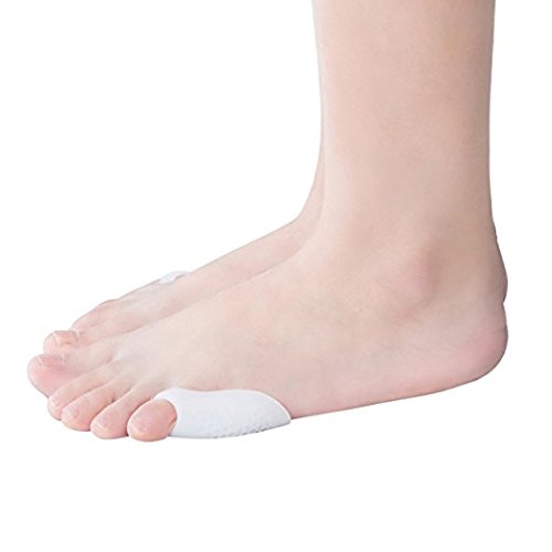 Pedimend Silicone Gel Bunionette Toe Protector (4PAIR) - Tailors Bunion Spacers - Cushion for Pinky Toes - Little Toe Protecting Sleeves - Improve Blood Circulation - Unisex - Foot Care - NewNest Australia