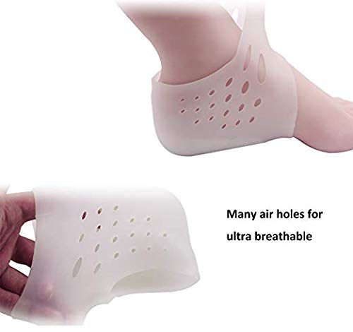 PEDIMEND Breathable Height Increasing Insole (1PAIR - 2PCS) | Invisible Heel Lift Pads | Can Be Use for Heel Cushioning, Heel Raise, Achilles Tendonitis, Plantar Fasciiitis | Foot Care White - NewNest Australia