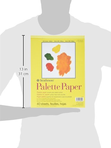 Strathmore (365-9 300 Series Palette Pad, 9"x12", White, 40 Sheets 9"x12" - NewNest Australia