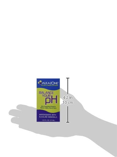 Alkazone Balance Your pH, Antioxidants Alkaline Mineral Drops, Single 1.25 Oz Pack, Portable, Yields 10 Gallons of alkaline, antioxidant Water, Unflavored, pH Balance, Hydration - NewNest Australia