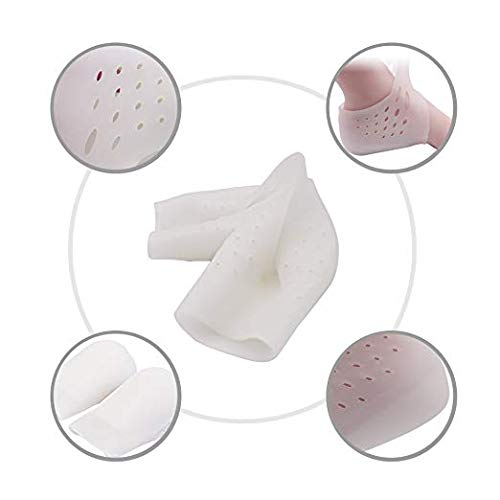 PEDIMEND Breathable Height Increasing Insole (1PAIR - 2PCS) | Invisible Heel Lift Pads | Can Be Use for Heel Cushioning, Heel Raise, Achilles Tendonitis, Plantar Fasciiitis | Foot Care White - NewNest Australia