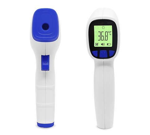 Digital Thermometer Non-Contact Infrared Thermometer Suitable for Adults and Baby, Instant Reading Indoor and Outdoor Use, LCD Screen, Readings Storage, Ear and Forehead Non-Contact - NewNest Australia