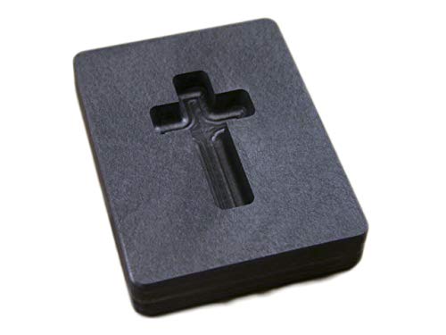 1 oz Custom Cross Gold High Density Graphite Mold Silver Copper 1-7/16" Tall - NewNest Australia