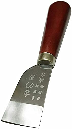 DUJISO Leather Knife Cutting Knife Edging Knife with Wooden Handle Leather Working Knife for DIY Leathercraft Cutting - NewNest Australia