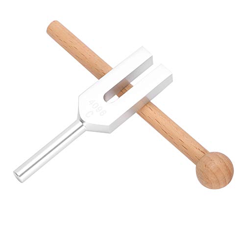 Zjchao 4096Hz High Frequency Tuning Fork, Medical Aluminum Alloy Tuning Fork, High Frequency Tuning Fork With Wooden Hammer And Vibrating Sound Therapy Tool For Flannel Bag - NewNest Australia