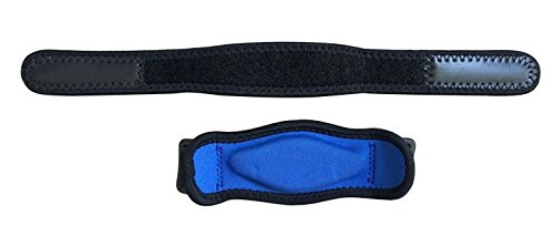 Pintomed - Tennis Elbow, Golfer'S Arm Bandage, Elbow Bandage, Epicondylitis Brace, 2 Pieces, Elbow Cuff, Neoprene With Gel Pad, Sports, Unisex - Black With Blue - NewNest Australia