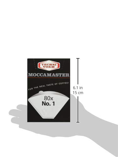 Technivorm Moccamaster 85090 Cup-One Paper Filters, 80 count, White #1 Filters, 80 Count - NewNest Australia