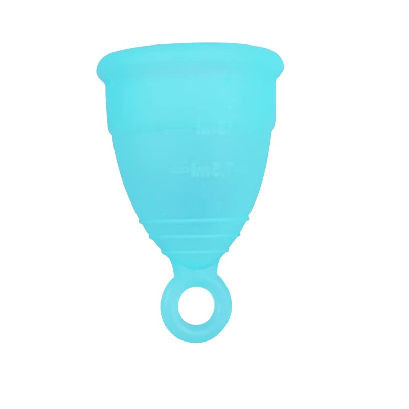 Mascoto® New Shape Ultra Comfortable Menstrual Cup with Ring, Made from Medical-Grade Silicone, BPA Free, Reusable, Tampon and Pad Alternative (L) - NewNest Australia