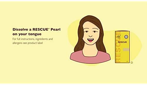 Bach RESCUE Pearls, Natural Orange Vanilla Flavor, Natural Stress Relief, Homeopathic Flower Remedy, Quick-Dissolve, Gluten and Sugar-Free, 6 Pack, 28 Count Each (Packaging Color May Vary) - NewNest Australia