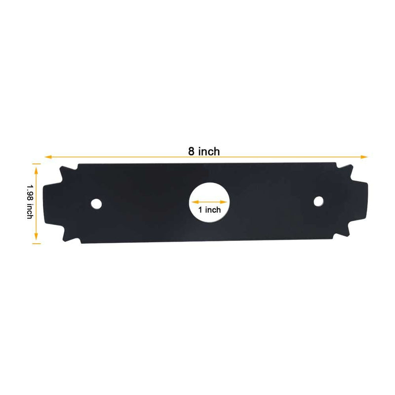 LIZEWEI AC04215 8" Reversible Heavy Duty Hardened Steel Edger Blade Expand-It Compatible with Ryobi Heavy Duty Edger Blade - NewNest Australia