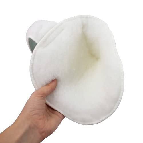 Mobiclinic, Anti-Decubitus Heel Pad, Left, Elbow, Heel, European Brand, Pressure Relief Pad, Anti-Decubitus Heel Cushion, One Size, Adjustable, Washable, Colour: White - NewNest Australia