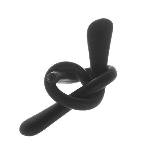 BLUECELL 6pairs Silicone Eyeglass End Tips Ear Sock Pieces Tube Replacement for Thin Metal Eyeglass Legs (Black + Gray) - NewNest Australia