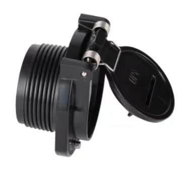 ATIE Pool Free Rotation Snap-Lock Vacuum Vac Lock Safety Wall Fitting W400BBKP/600-2201 for Zodiac, Hayward, Pentair Suction Pool Cleaners (Black) - NewNest Australia
