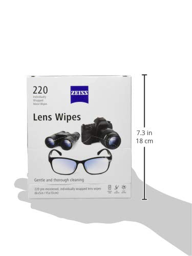 Zeiss Lens Wipes, White, 220 Count 220 Count (Pack of 1) - NewNest Australia