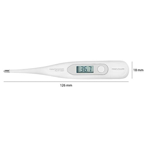 ProfiCare® fever thermometer for babies, toddlers & adults, forehead thermometer also suitable as a surface thermometer, quick measurement results with 3-color fever light - PC-FT 3057 - NewNest Australia