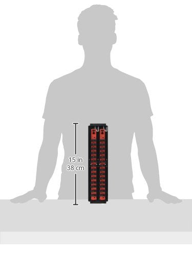 Ernst Manufacturing Socket Boss 2-Rail 3/8-Inch-Drive Socket Organizer, 13-Inch, Red - 8493 13" 3/8" Drive - NewNest Australia