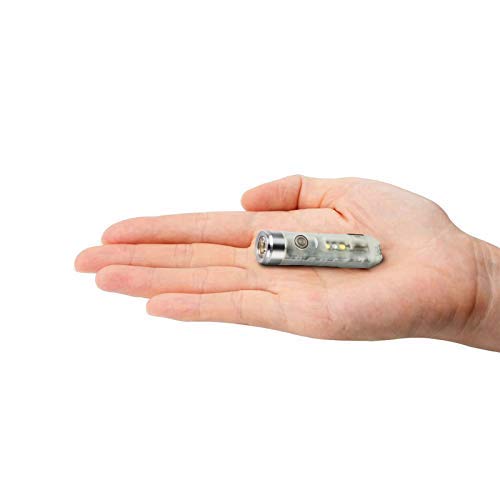 RovyVon Aurora A5x Keychain Flashlight Luminous Body, 650 Lumens Outdoor Mini EDC Rechargeable Bright Multi-Functional LED Flashlight with Side Light, Idea as a Gift UV - NewNest Australia