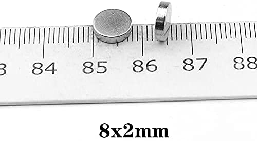 100PCS 8x2mm Neodymium Magnet 8mmx2mm Permanent Round Magnet Strong 8x2mm Super Powerful Magnetic Disc Magnet Sheet 8*2 mm - NewNest Australia