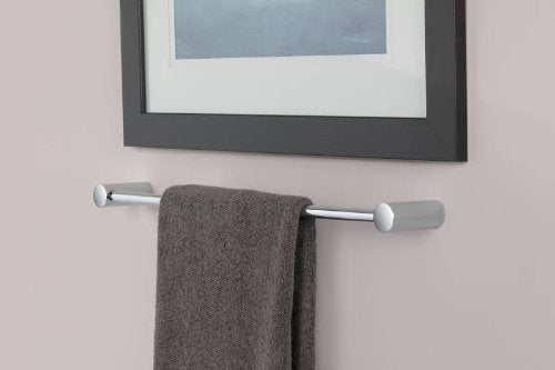 Moen CSI YB0424CH Align 24 in. Modern Single Towel Bar, 23.98 x 2.28 x 3.31 inches, Chrome - NewNest Australia