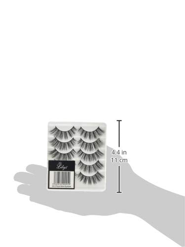 Lilyz Mink Eyelash, Number-06, Pack of 5 - NewNest Australia