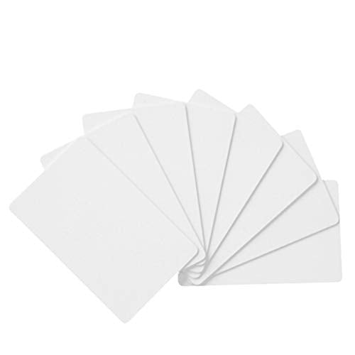 Gialer 100 Pack MIFARE Classic 1K Compatible RFID Smart Cards 13.56MHz 14443A Plastic Blank White Card Hotel Key Cards Access Control Card Printable on Most Desktop Photo IC Card Printers CR80 3 3/8" x 2 1/8" 100pcs - NewNest Australia