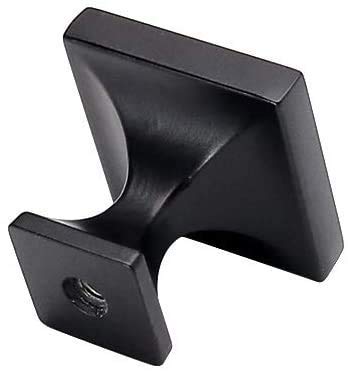 homdiy Black Cabinet Knobs Drawer Knobs- LS6785BK Solid Square Dresser Knobs Kitchen Cabinet Hardware Black Cabinet Knobs for Dresser Drawers, Closet 10 Pack - NewNest Australia