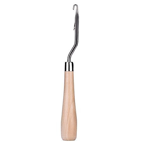 eBoot 6.5 Inch Wooden Bent Latch Hook Tool, Set of 3 - NewNest Australia