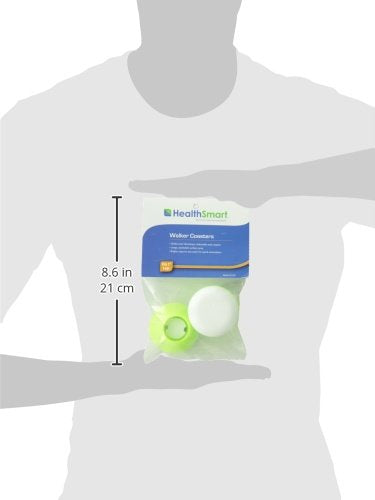 HealthSmart Walker Glides, Walker Caps or Walker Pads also for Rollators, Universal Fit, Pack of 2 - NewNest Australia