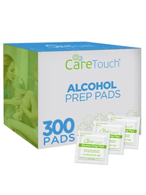 Alcohol Wipes | Individually Wrapped Alcohol Prep Pads with 70% Isopropyl Alcohol, Great for Medical & First Aid Kits | Sterile, Antiseptic 2-Ply Alcohol Swabs - 300 count 300 Count (Pack of 1) - NewNest Australia