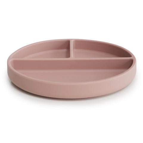 mushie Silicone Suction Plate | BPA-Free Non-Slip Design (Blush) Blush - NewNest Australia