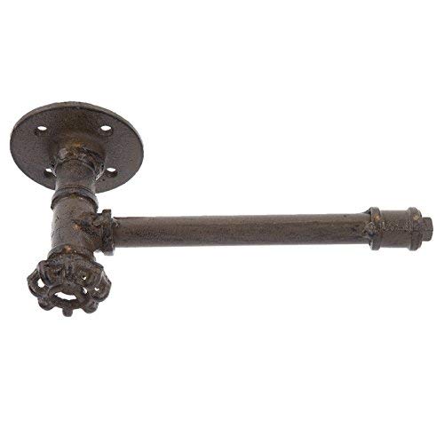 Faucet Head Metal Toilet Paper Holder Pipe Rustic Industrial Toilet Paper Holder Farmhouse Shabby Country Home Décor - NewNest Australia