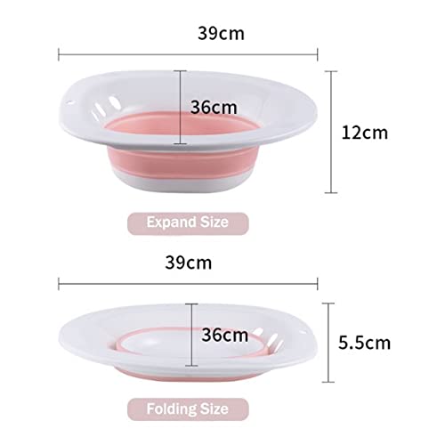 Sitz Bath - Steam Seat Over The Toilet Foldable Sitz Bath Basin for Soaking by Seat for The Toilet- Perineal Bath for Hemorrhoidal Relief, Pregnant Women, Elderly (Pink Foldable) Pink Foldable - NewNest Australia