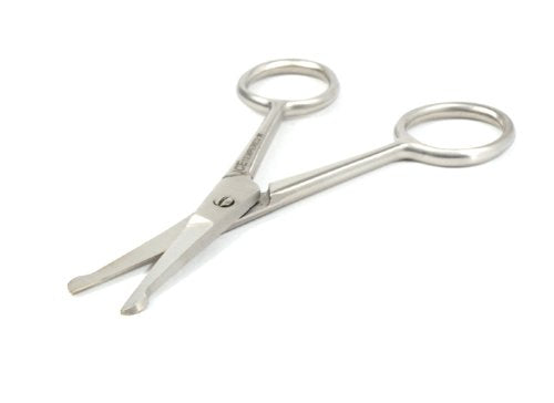 blueINOX nose scissors/beard scissors/ear hair scissors with straight cutting edge 10cm stainless steel - NewNest Australia