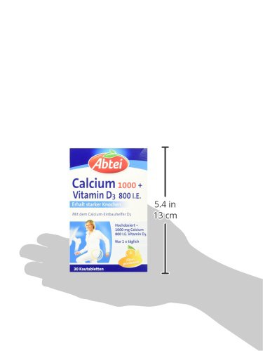 Abbey Calcium 1000 + D3 Osteo Vital, chewable tablets, 30 pieces (1 x 113g) - NewNest Australia
